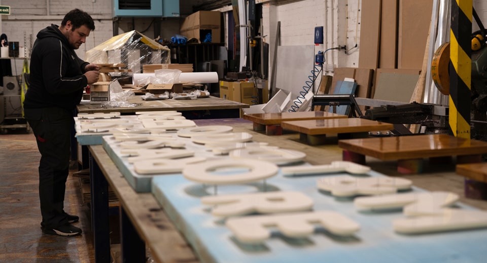 Goodwin Lettering Flat Cut Letters & Signs | Trade Sign Manufacturer | London - Goodwin ...